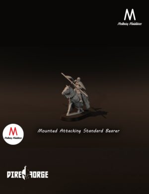 Mounted Attacking Standard Bearer | Medbury | Historical