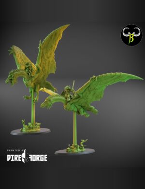 Tyranopterix Riders | Fantasy Battle | ClayBeastCreation | Fantasy