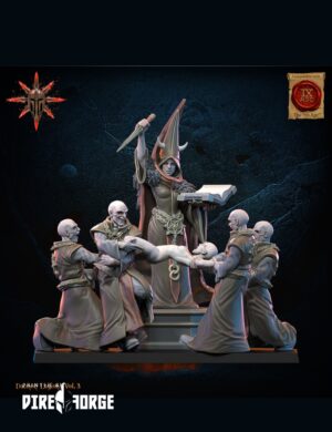 Waba Yaga, Major Archicultist with sacrifice | Lost Kingdom Miniatures | Fantasy