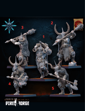 Heavy Weapon Barbarian Regiment | Fantasy Battle | Lost Kingdom Miniatures | Fantasy