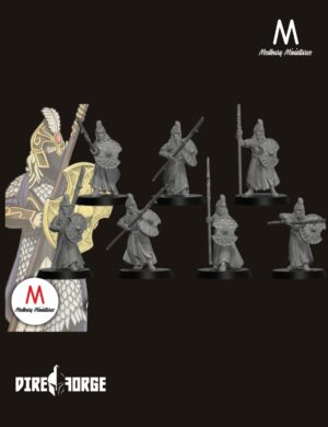 Gwyrdgalas Elves With Spears Swords And Shields | Elves | Medbury | Fantasy