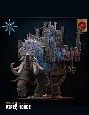 Wasteland War Mammoth | Lost Kingdom Miniatures | Fantasy