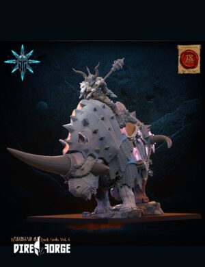 Wasteland Wooly Trihorn | Lost Kingdom Miniatures | Fantasy