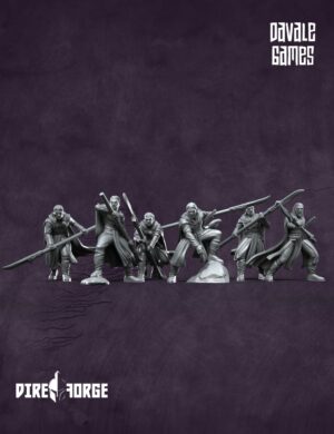 Forest guardians Spearmen  | Galanthir Elves | Davale Games | Fantasy