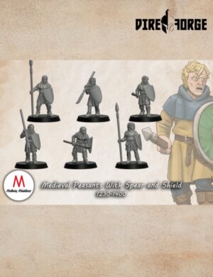 Medieval Peasants With Spear And Shield | Bandits | Medbury | Fantasy