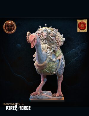 Roroa Ariki on Dromornis | Fantasy Battle | Lost Kingdom Miniatures | Fantasy