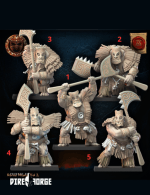 Tiki Unit 2 | Fantasy Battle | Lost Kingdom Miniatures | Fantasy