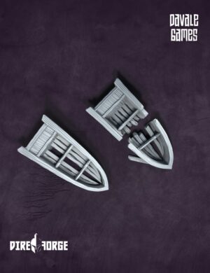Destroyed Boat | Scenery | Davale Games | Fantasy