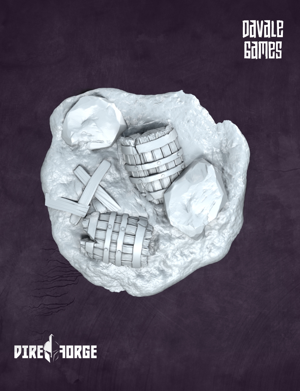 Scenery 4x Pirate props