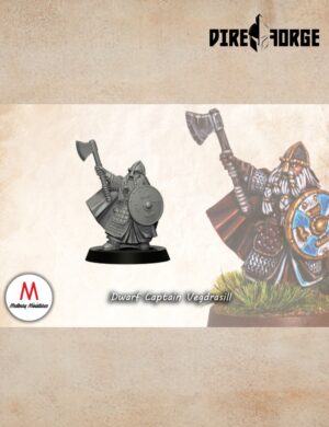 Vegdrasill, Dwarf Captain | Dwarves of the Saphire Ridges | Medbury | Fantasy