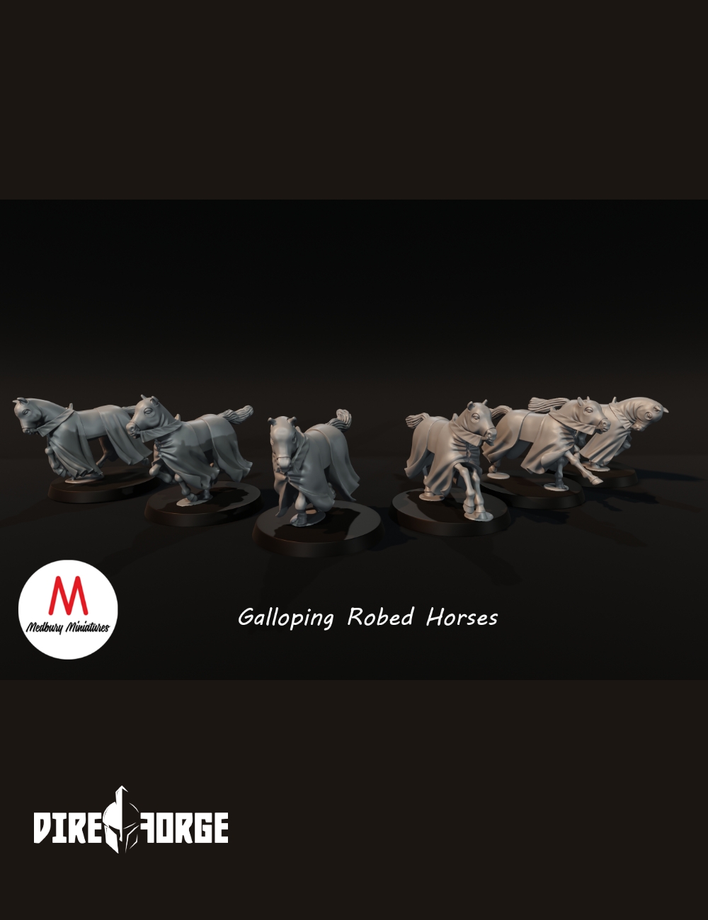 7.Medieval Horses With Caparisons 1