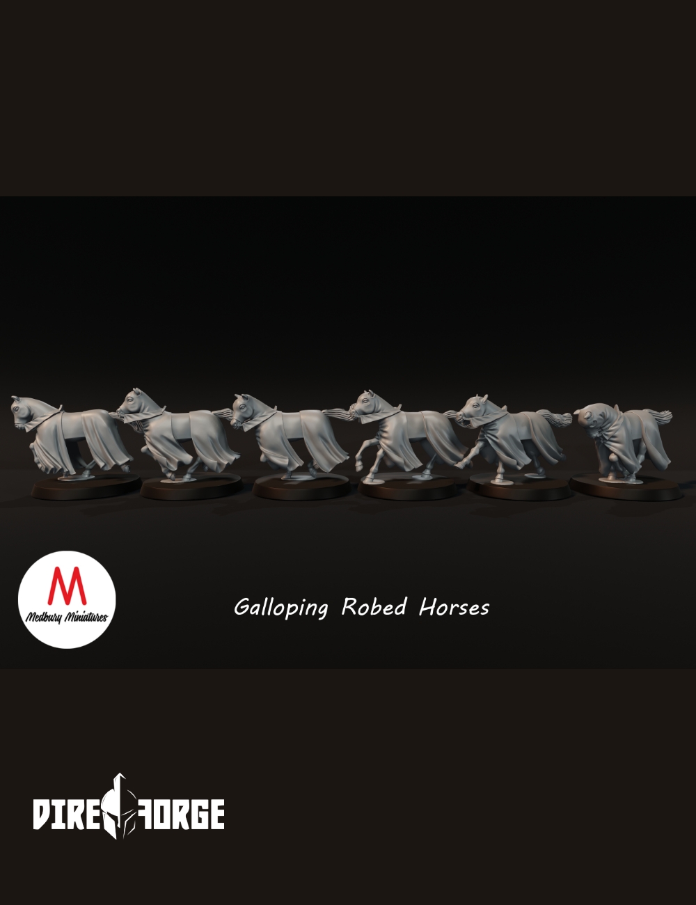 7.Medieval Horses With Caparisons 2