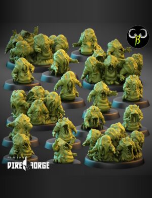 Wormlings squad | Fantasy Battle | ClayBeastCreation | Fantasy