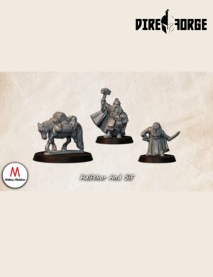 Halfthor And Sif | Dwarves of the Saphire Ridges | Medbury | Fantasy