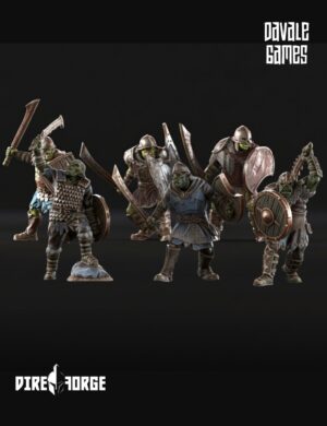 Morlok Orcs with bow | Dark City of Morlok | Davale Games | Fantasy