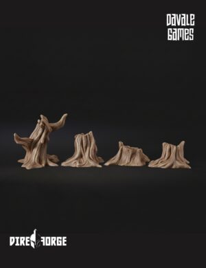4 Burnt tree stump | Dark City of Morlok | Davale Games | Fantasy