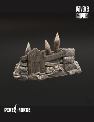 Barricade with wall 2 | Scenery | Davale Games | Fantasy