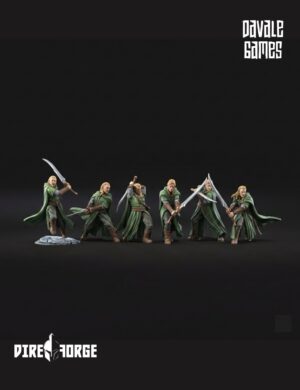 6 FG Swordmen | Galanthir Elves | Davale Games | Fantasy