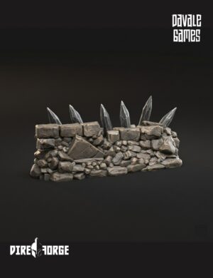Barricade with wall | Scenery | Davale Games | Fantasy