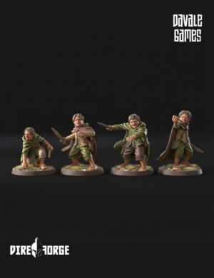 Pipren, Sammuel, Meric & Forin | Adventurer | Davale Games | Fantasy