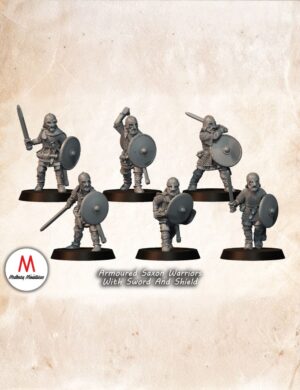 Armoured Saxon Warriors With Sword And Shield | Saxon | Medbury | Historical