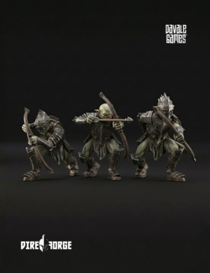 Goblins with bows - Non-escenic base | Goblins of the Cave | Davale Games | Fantasy