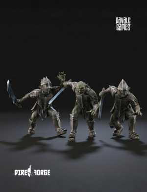 Goblins with sword - Non-escenic base | Goblins of the Cave | Davale Games | Fantasy