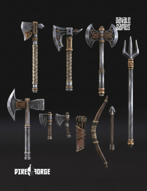 Kalak Weapon Set | Scenery | Davale Games | Fantasy