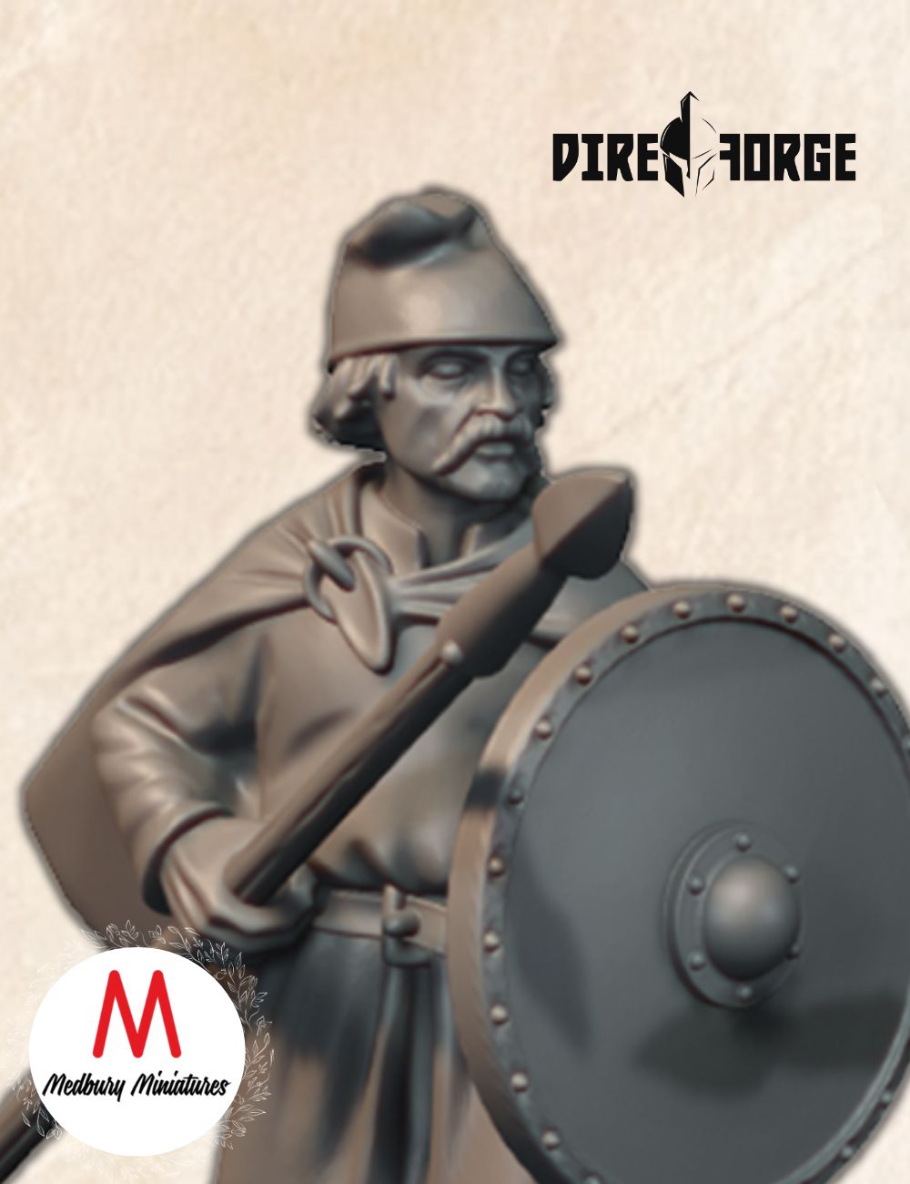 Unarmoured Saxon Spearmen (1)