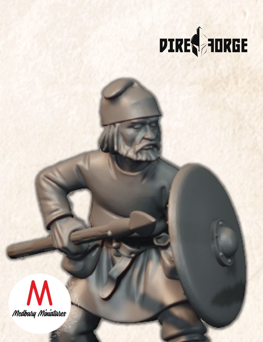 Unarmoured Saxon Spearmen (3)