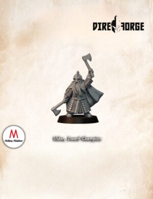 Vidar, Dwarf Champion | Dwarves of the Saphire Ridges | Medbury | Fantasy