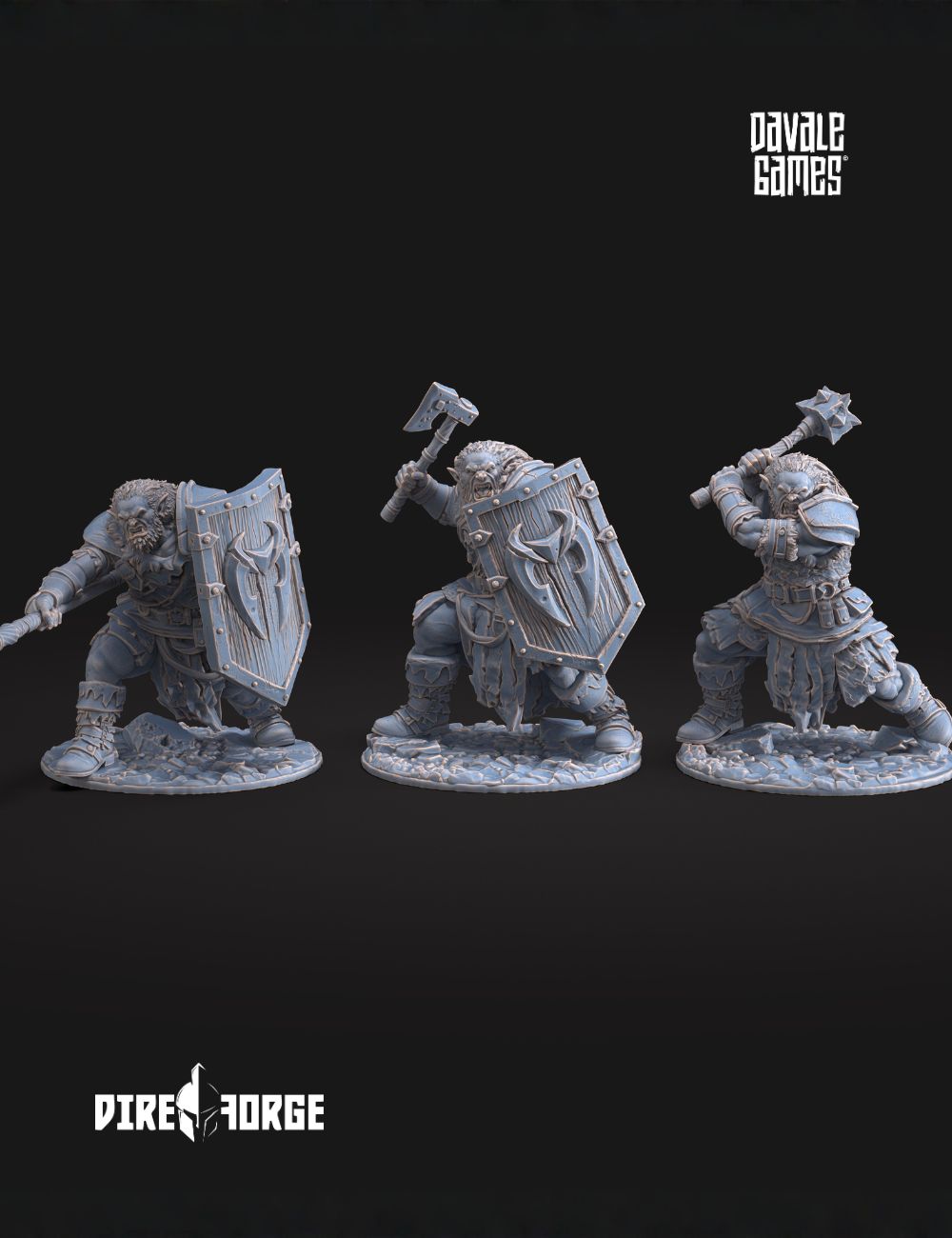 3x Silverfang Alliance Warriors (2)