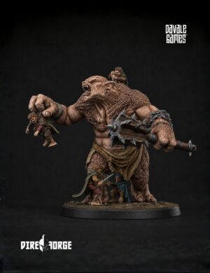 Cave Troll fighting halflings | Goblins of the Cave | Davale Games | Fantasy