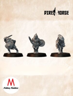 Goblin Warriors With Sword And Shield Pack 2 | Orcs and Goblins | Medbury | Fantasy