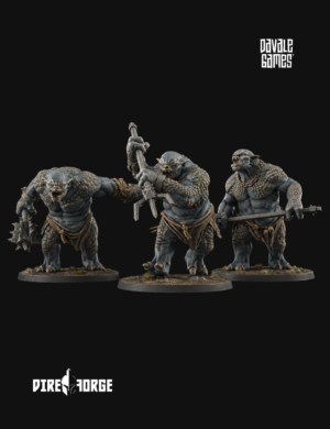 3x Trolls of the cave variations | Goblins of the Cave | Davale Games | Fantasy