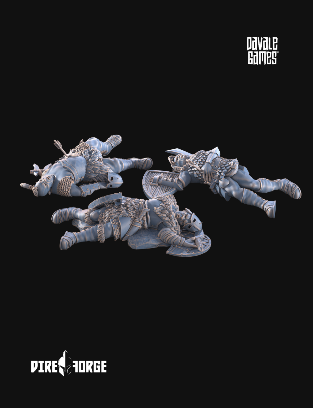 Scenery 6x Morlok Orcs Casualties (9)