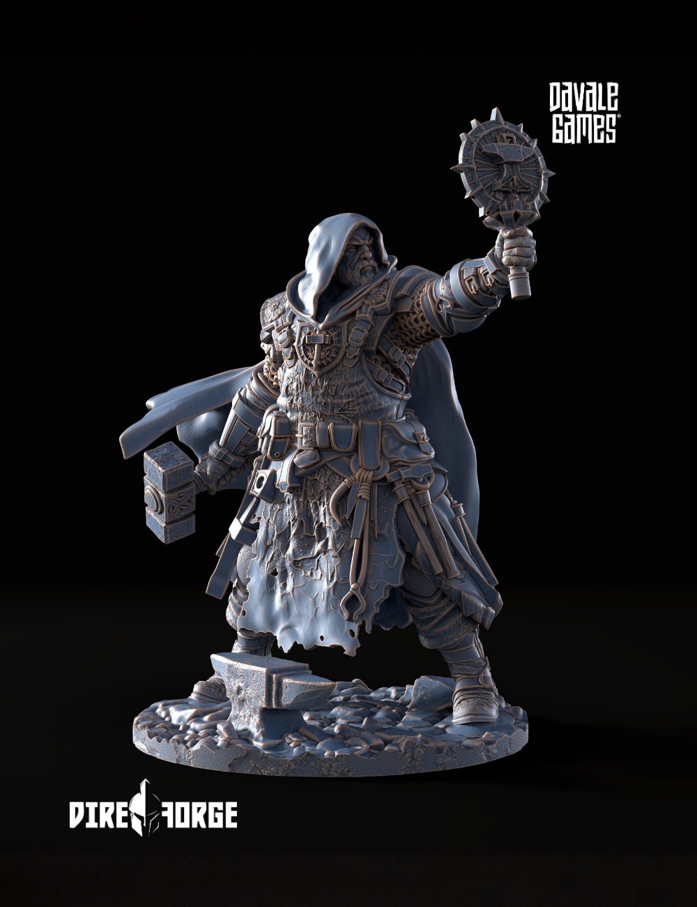 Brother Ardan, Cleric of the Cold Anvil (2)