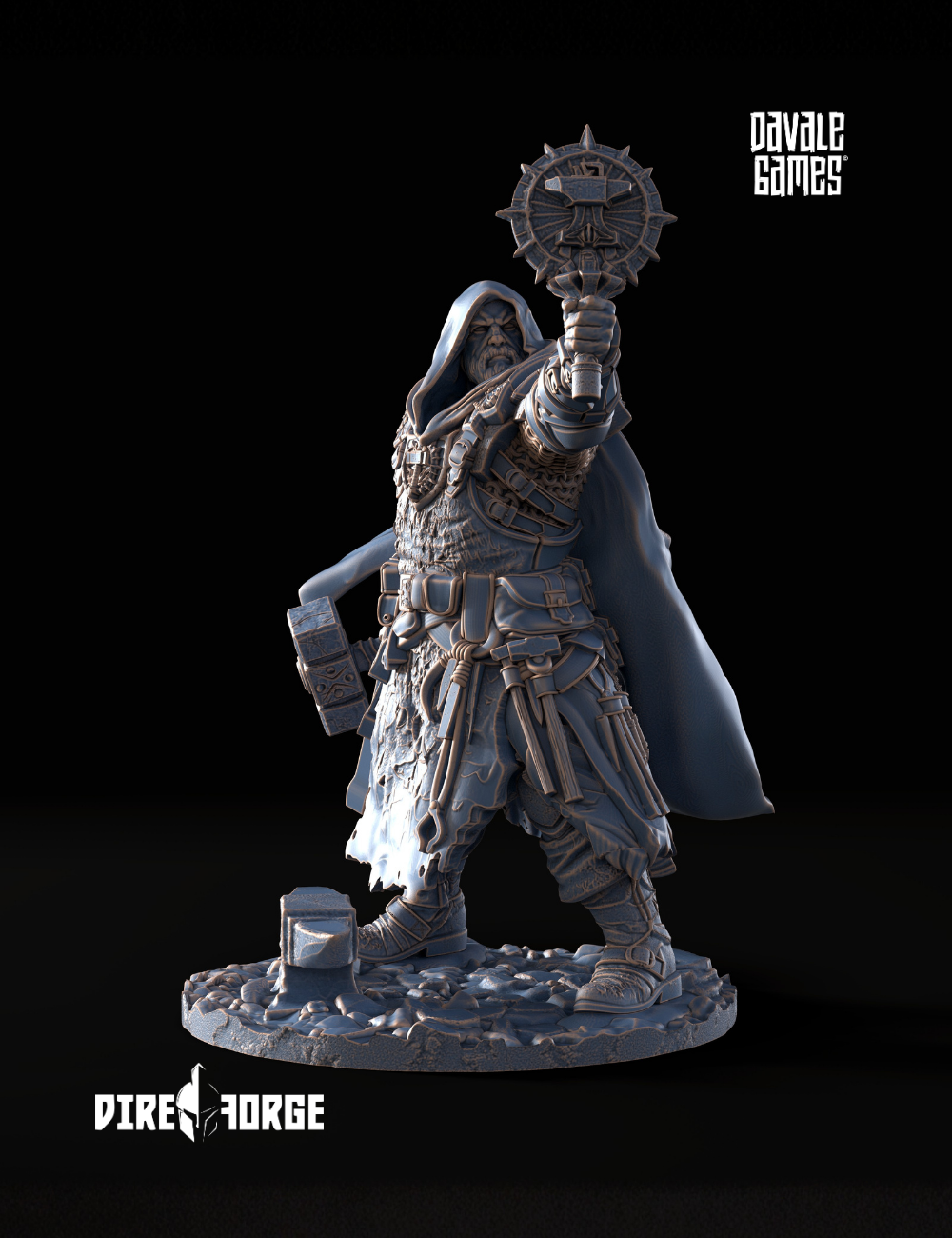 Brother Ardan, Cleric of the Cold Anvil (3)