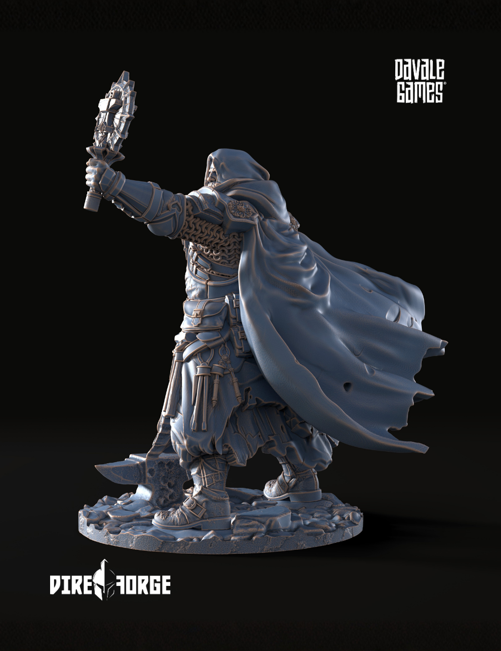 Brother Ardan, Cleric of the Cold Anvil (4)