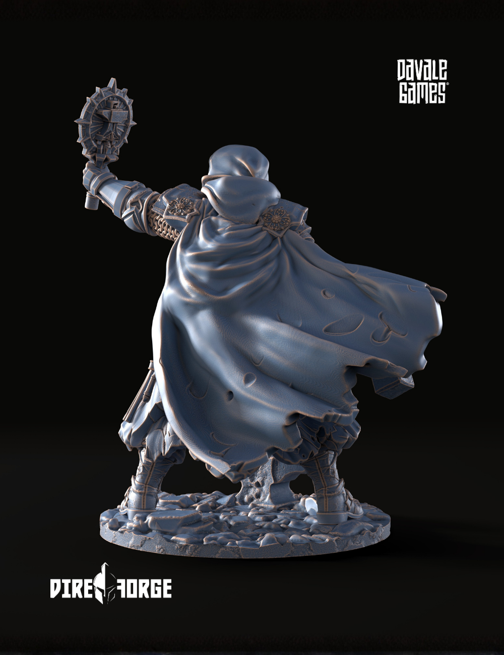 Brother Ardan, Cleric of the Cold Anvil (5)