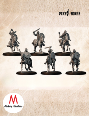Mounted Heavy Armoured Saxons With Hand Weapons | Saxon | Medbury | Historical