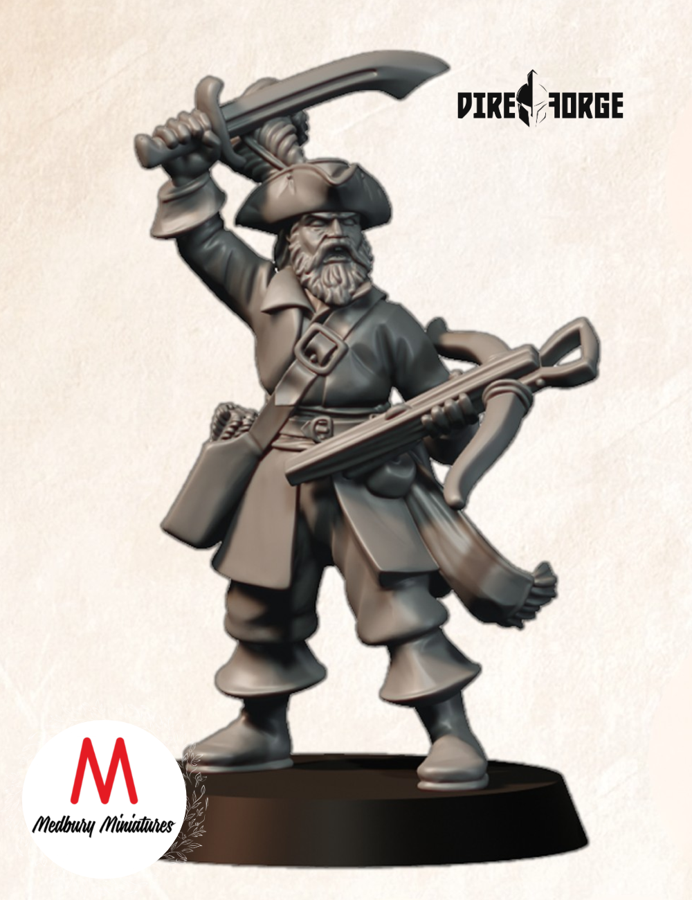 Pirate Captain (Crossbow-Pistol Variants) (2)