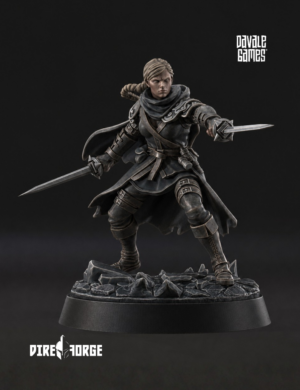 Serka "Glass Edge," Duelist of the Black Dunes | The Ashes of Kharveth | Davale Games | RPG