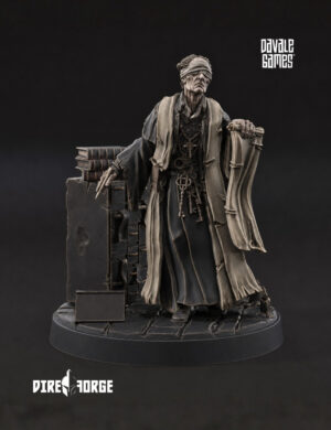 Blind Archivist Tobias Gell | The Silent Rift - Stone Crown | Davale Games | RPG
