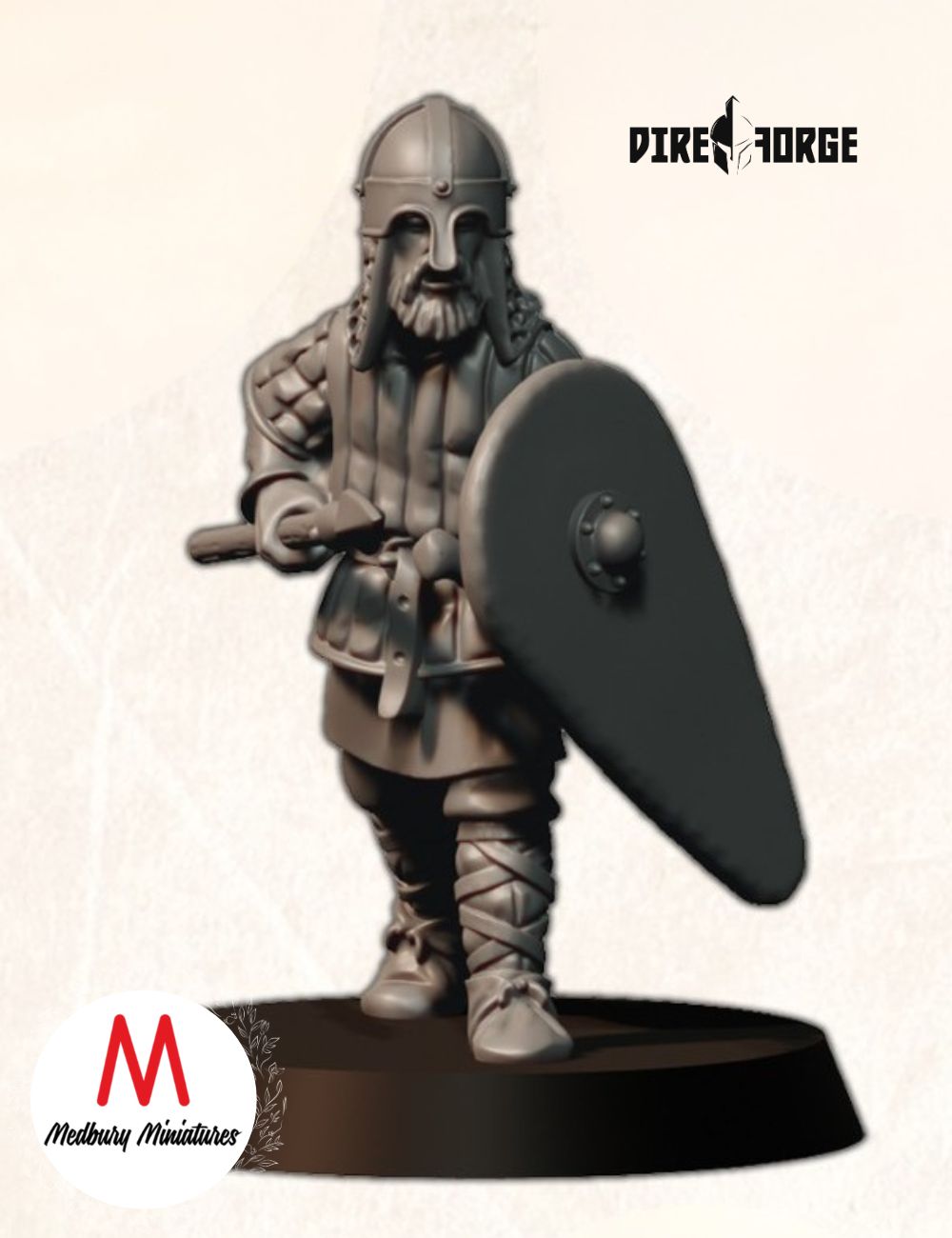 Dark Age Spearmen in Gambeson (5)