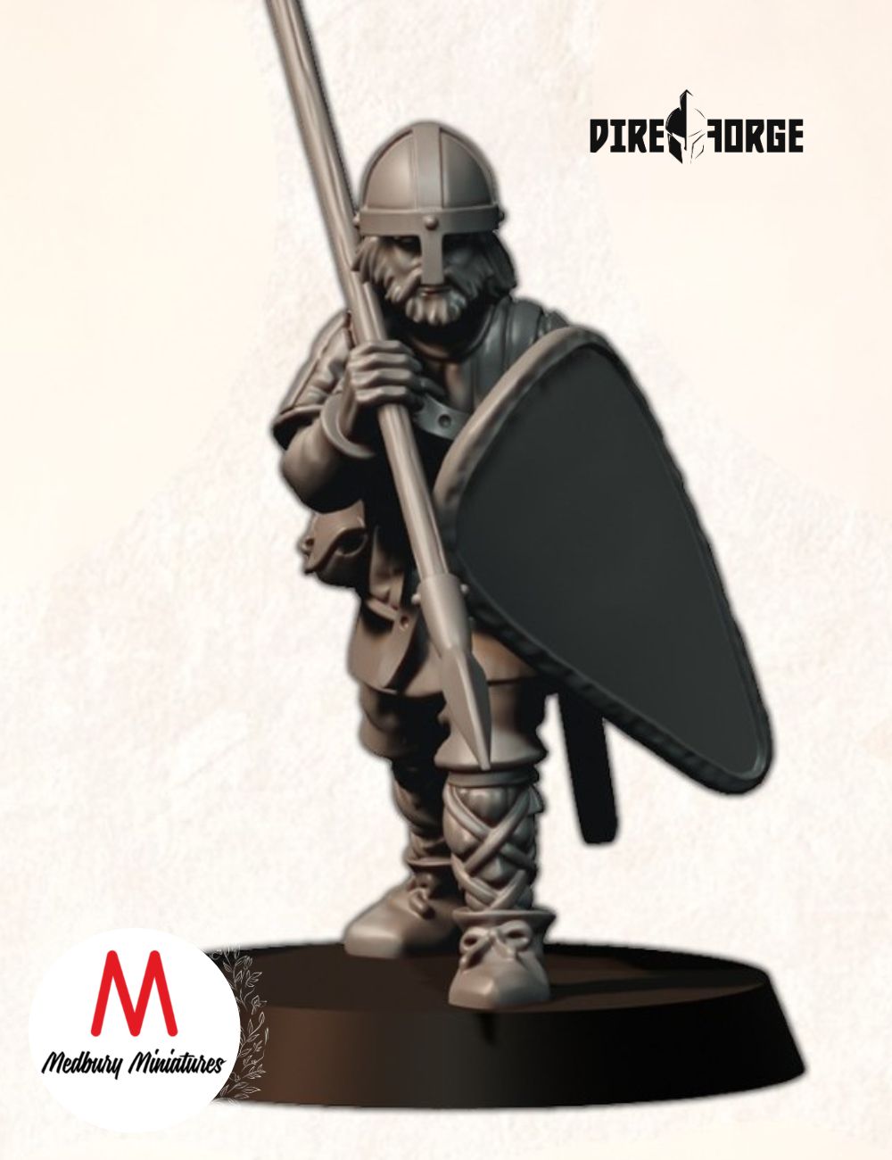Dark Age Spearmen in Gambeson (6)