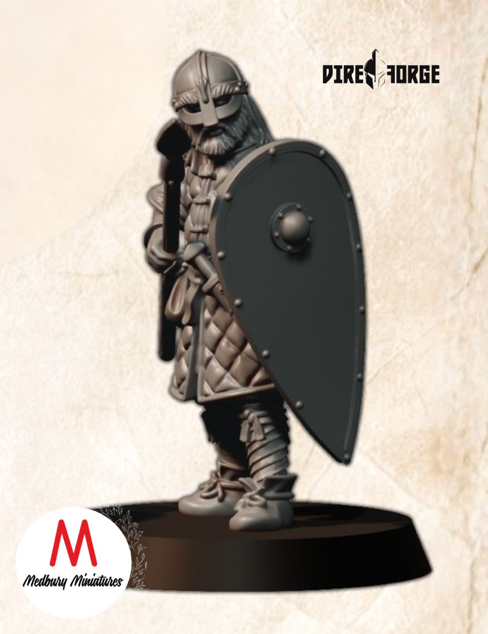 Dark Age Spearmen in Gambeson (7)