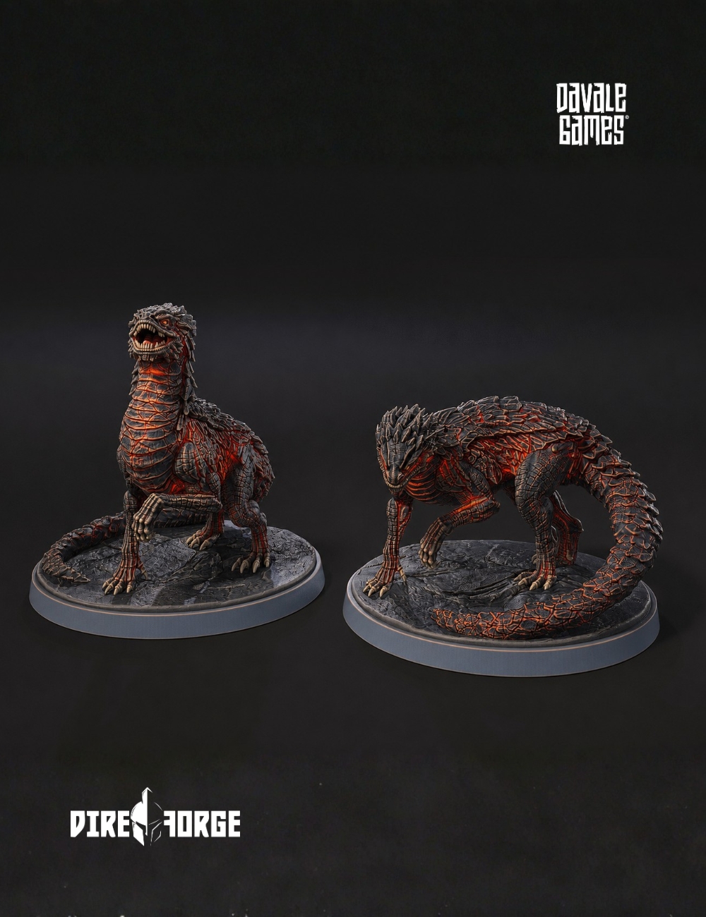 Glazed Dracos A-B | The Ashes of Kharveth | Davale Games | RPG