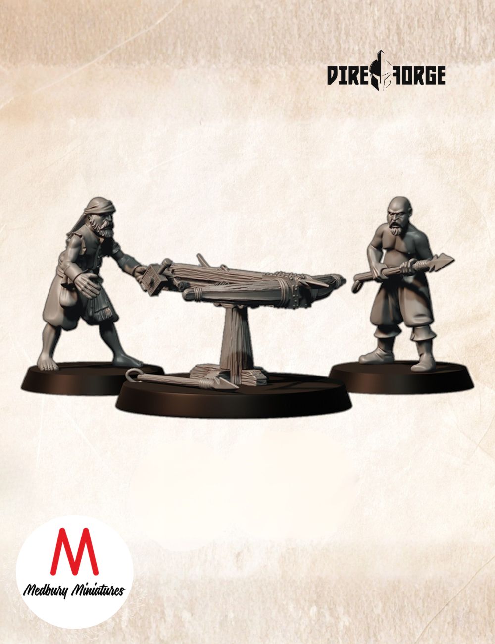 Pirates Ballista and Crew