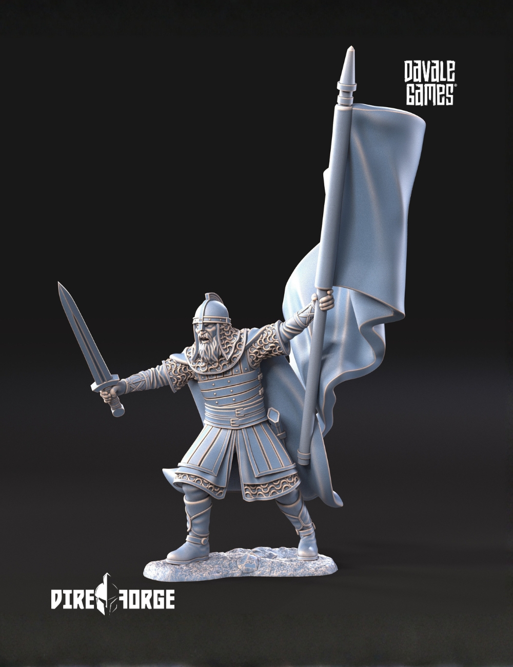 1x West Human Banner Mtd & Foot (9)